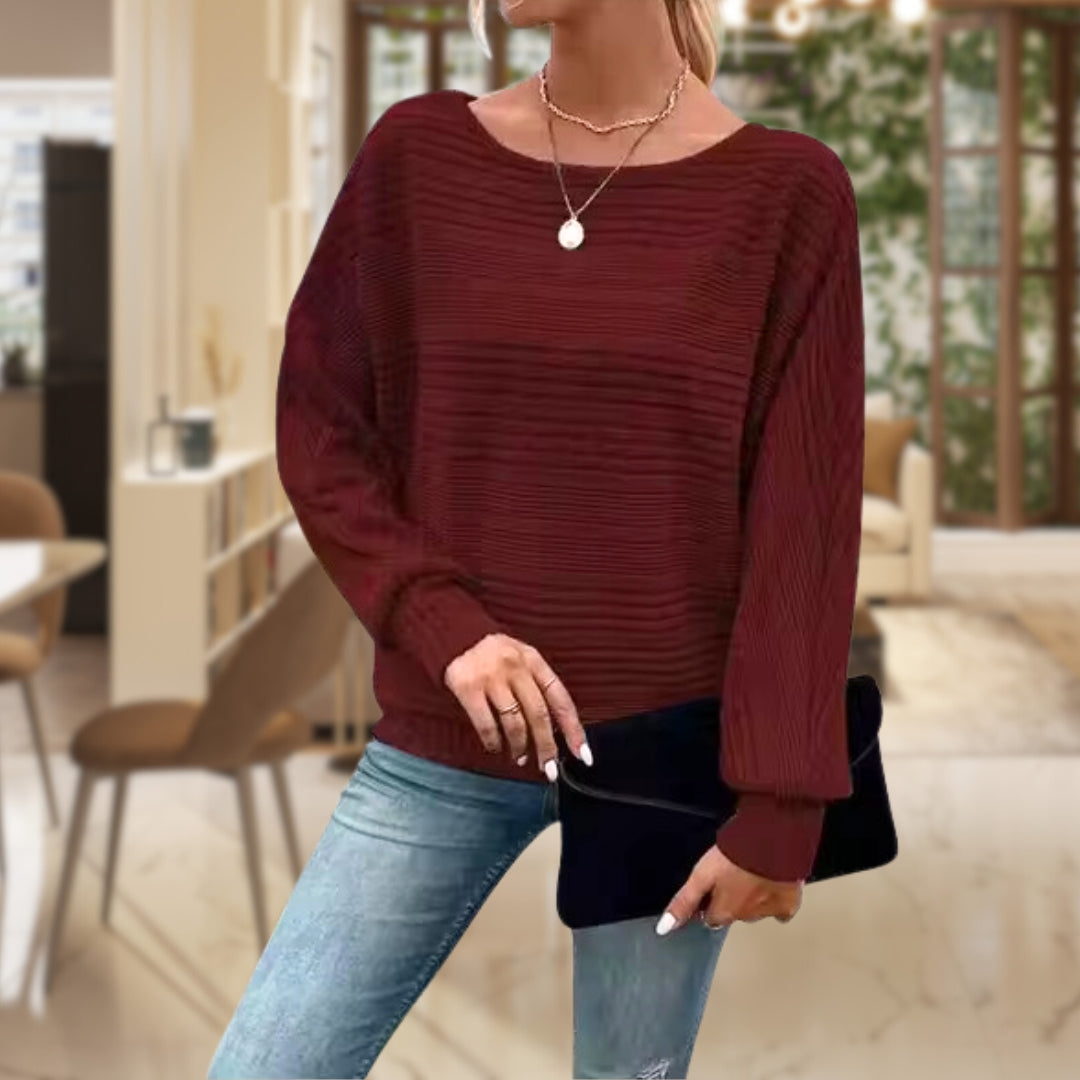 Anna - Texturierter Pullover für Damen MOKKAKAI