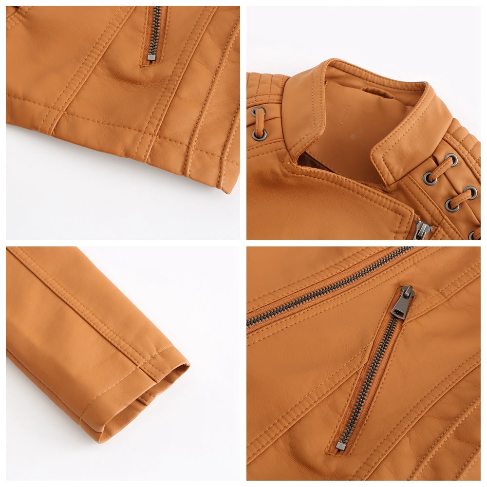 ✨Jacke aus Gewaschenem Lammleder✨kostenlose Lieferung MOKKAKAI