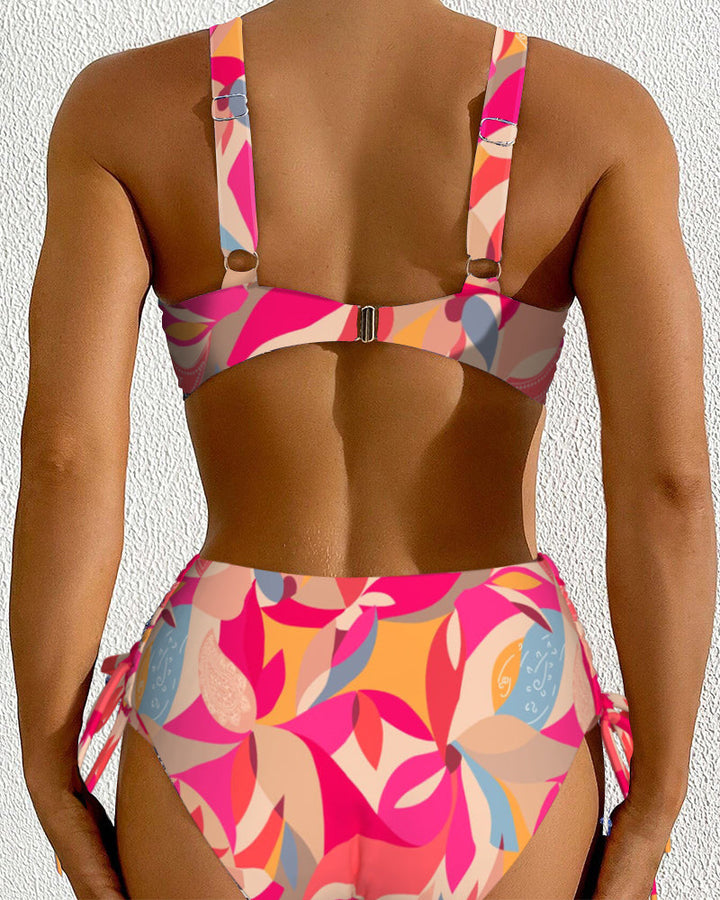 Sexy bedrucktes Bikini MOKKAKAI