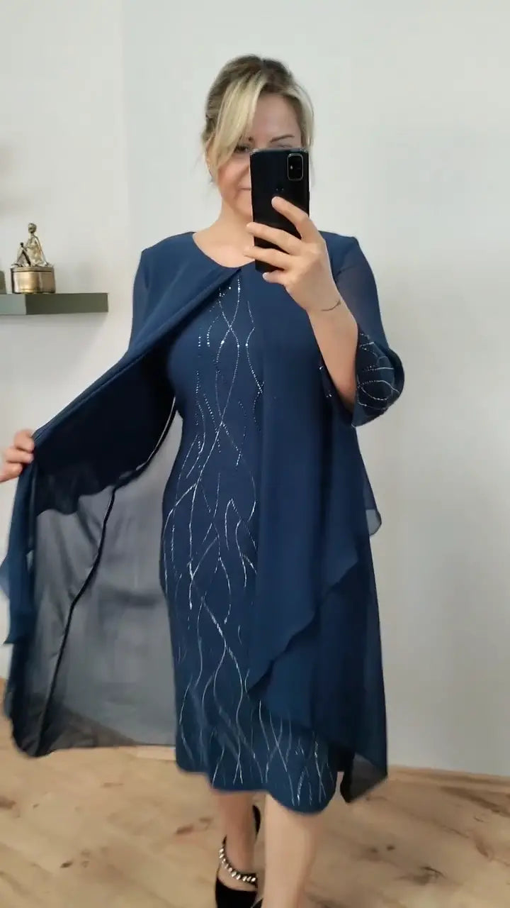 Modisches Chiffonkleid MOKKAKAI