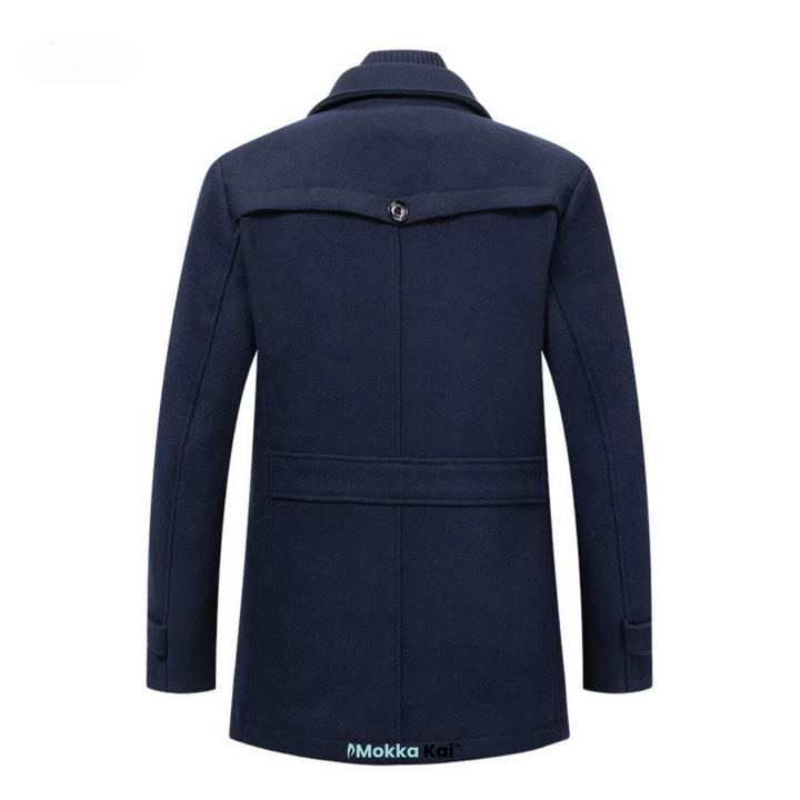 WoolGuard™ Peaky Blinders Wintermantel | Luxuriöser Trenchcoat mit Doppelkragen für Herren – Stilvoll & Warm für den Winter