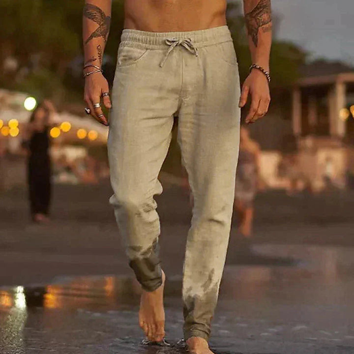 Pantalon de plage en lin MOKKAKAI
