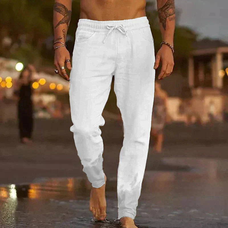Pantalon de plage en lin MOKKAKAI