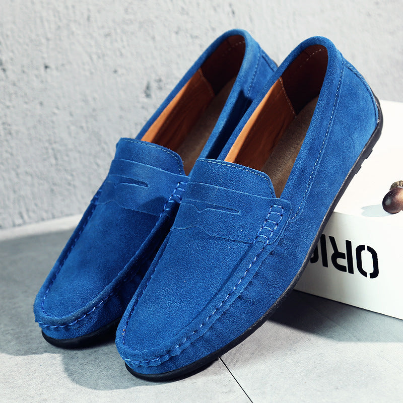Mocassins rétro en daim pour hommes MOKKAKAI