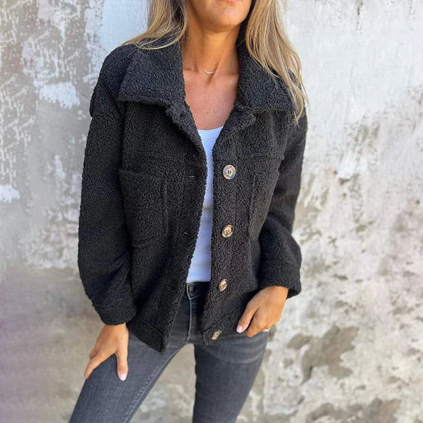 Selvano™ Kurze Jacke mit Revers MOKKAKAI