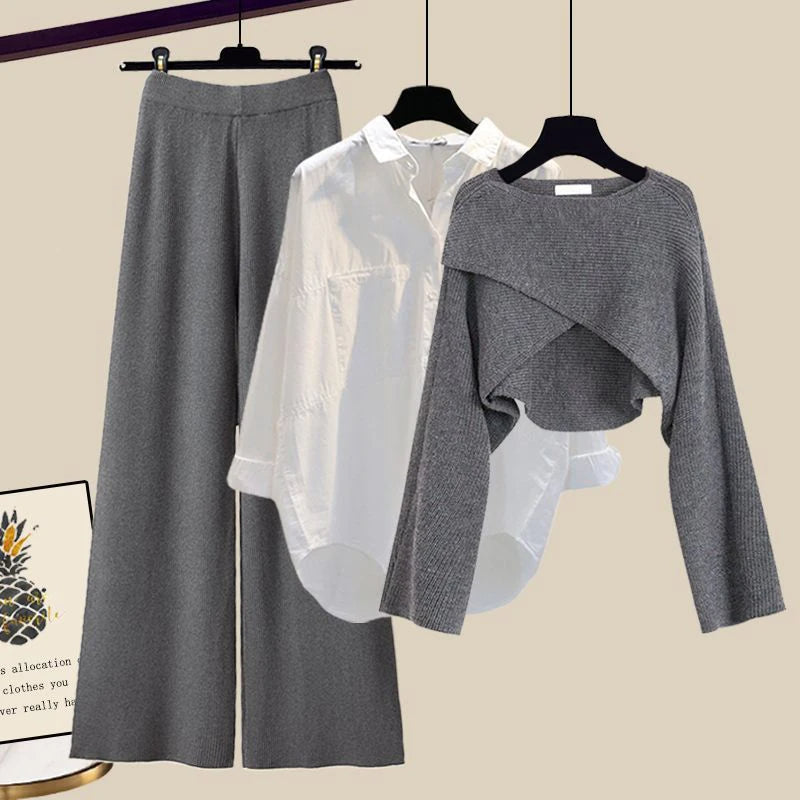 Mial™ – Bequemes, weiches dreiteiliges Set mit langen Ärmeln