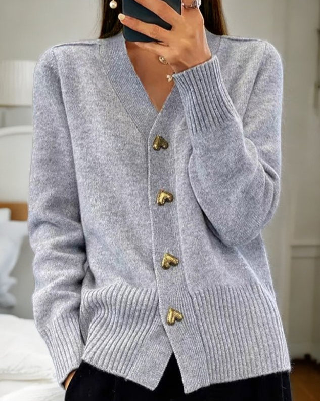 Tovianne™ Klassischer Cardigan MOKKAKAI