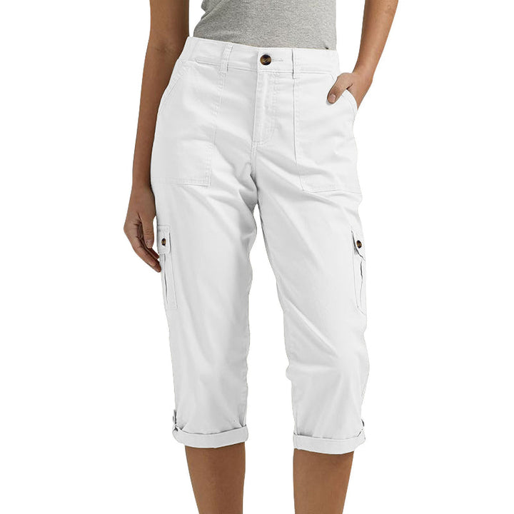 🔥 Hot Sale 🔥Hochelastische Freizeitshorts mit mehreren Taschen für Damen MOKKAKAI