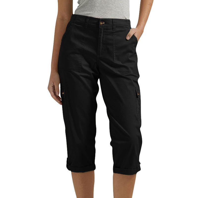 🔥 Hot Sale 🔥Hochelastische Freizeitshorts mit mehreren Taschen für Damen MOKKAKAI